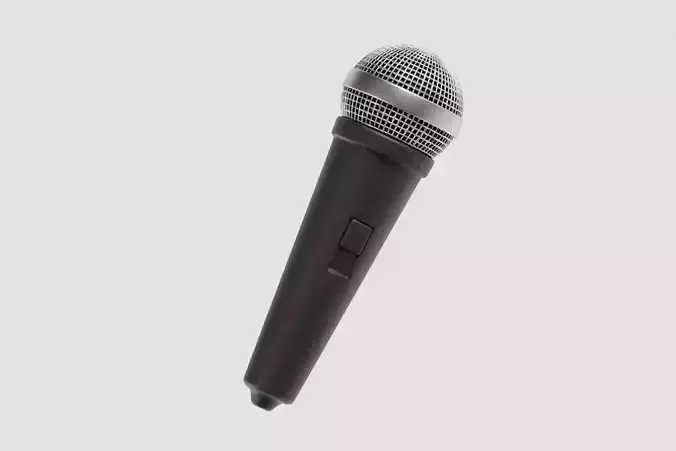 Microphone 3d model