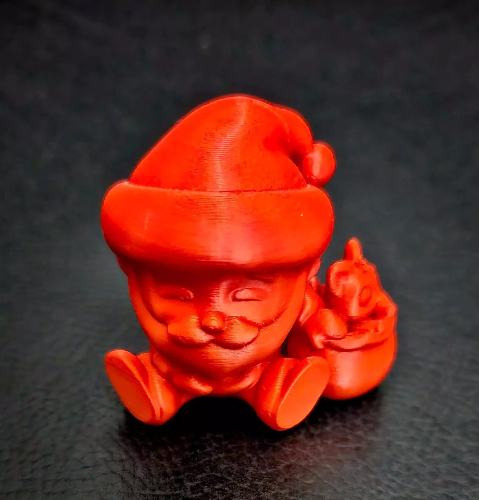 Santa Claus and Cat 3D print model_11