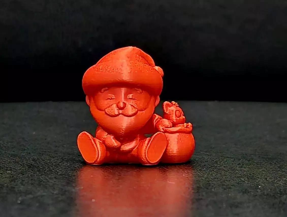 Santa Claus and Cat 3D print model_14