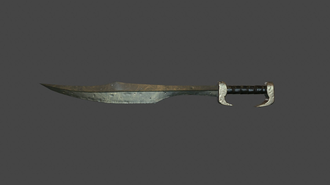 Spartan Sword Low-poly 3D model