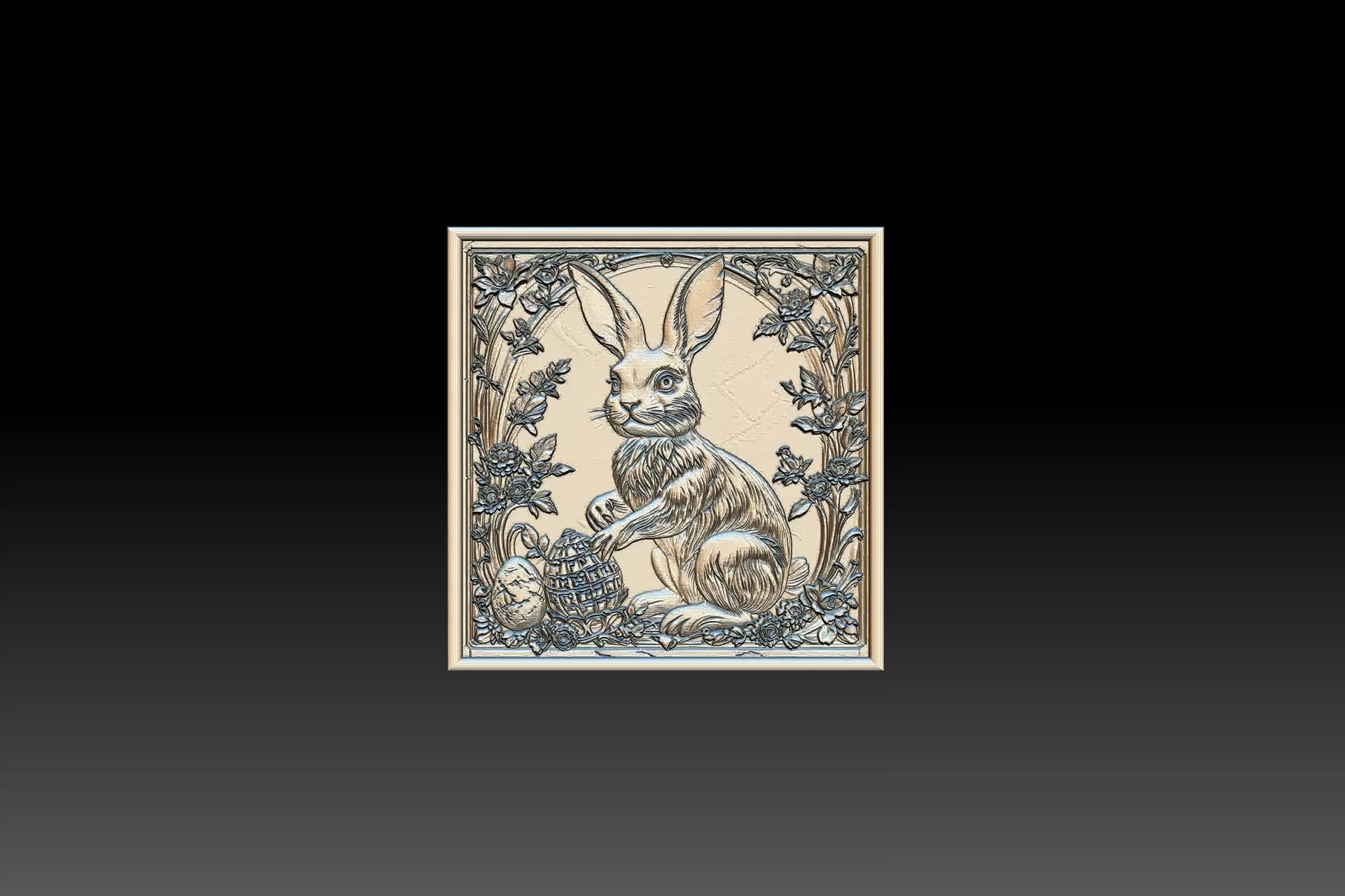 Squirrel STL model printing and CNC carving 3D print model_4