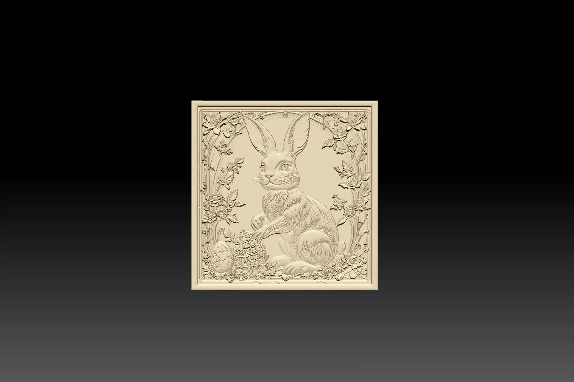 Squirrel STL model printing and CNC carving 3D print model_2