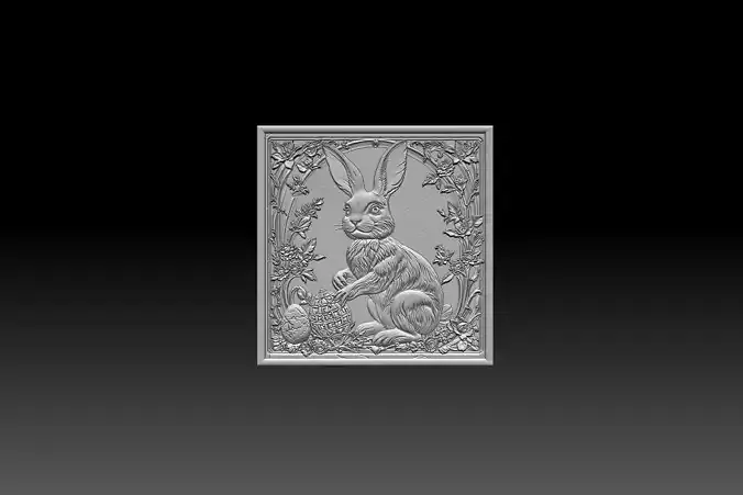 Squirrel STL model printing and CNC carving