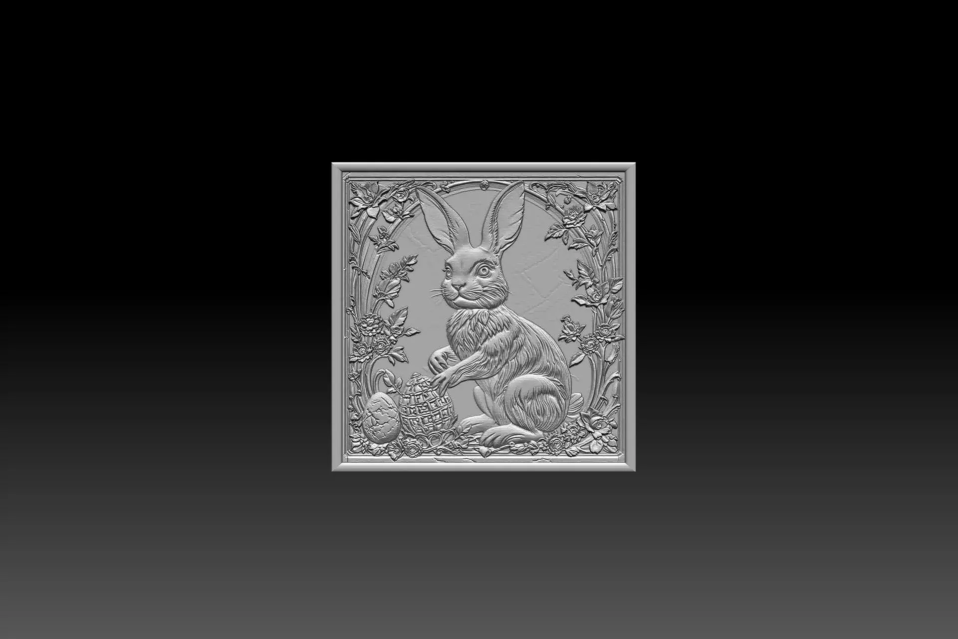 Squirrel STL model printing and CNC carving 3D print model_0