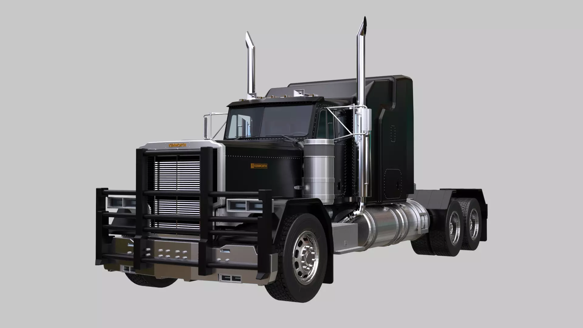 Peterbuilt Truck Free 3D model_0