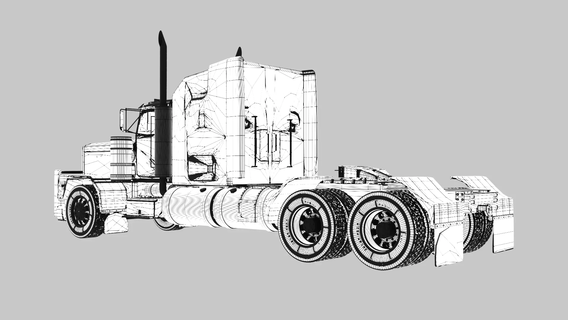 Peterbuilt Truck Free 3D model_10