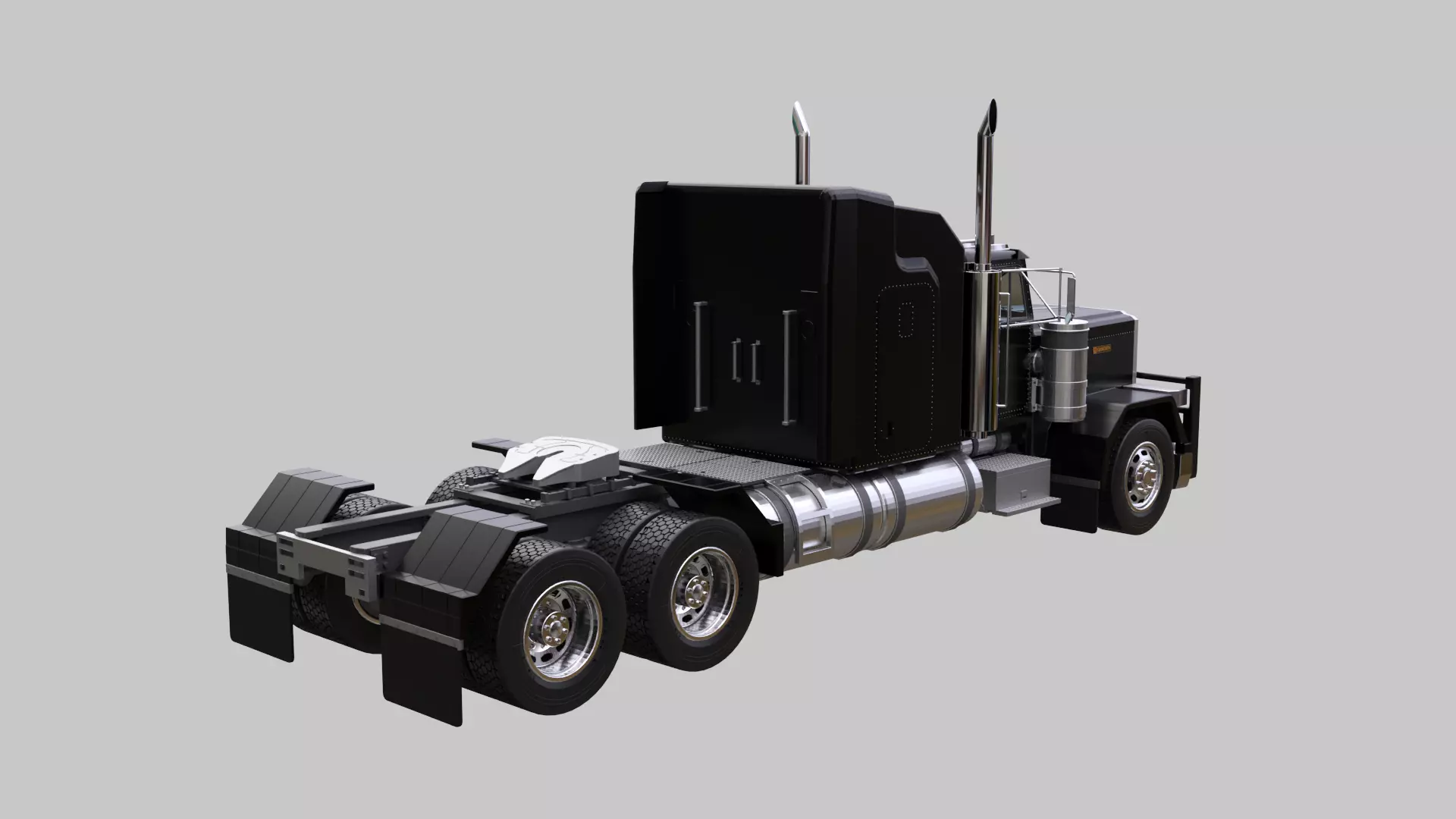 Peterbuilt Truck Free 3D model_4