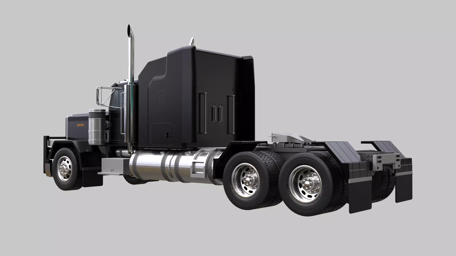 Peterbuilt Truck Free 3D model_2