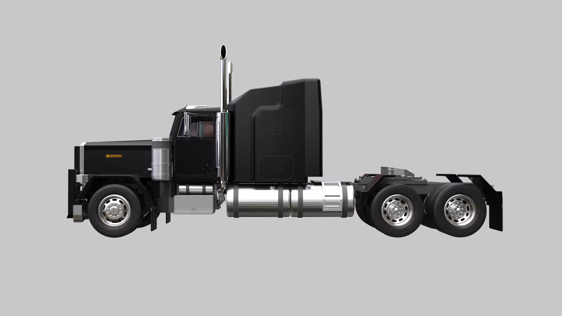 Peterbuilt Truck Free 3D model_1