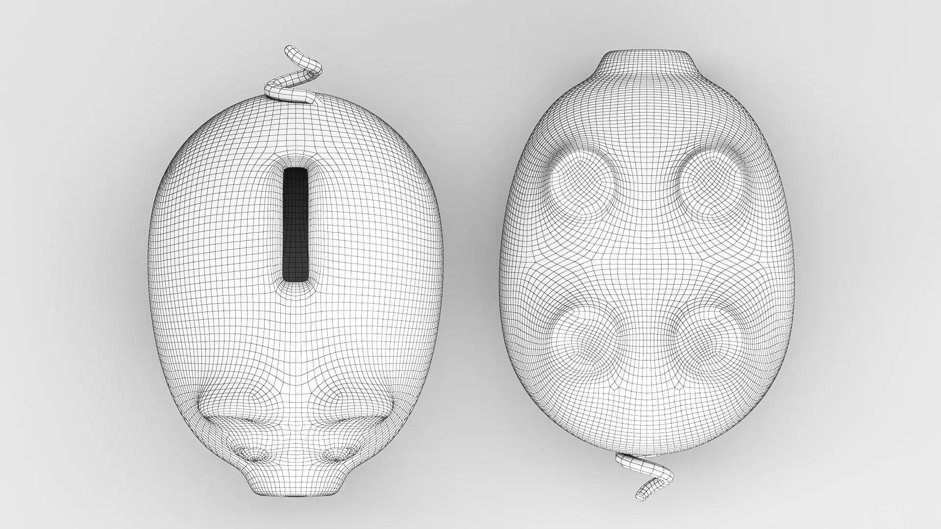 Piggy bank Low-poly 3D model_8