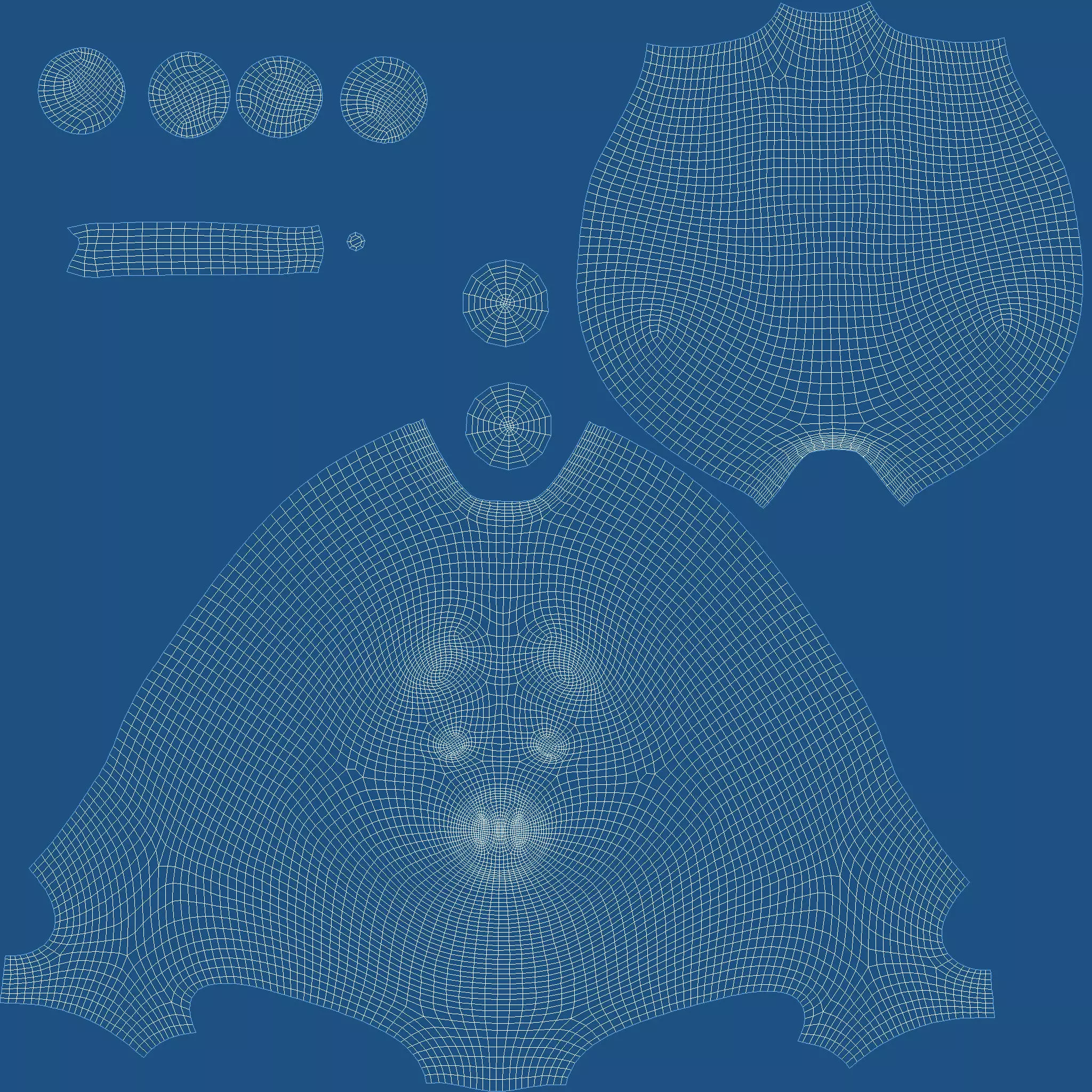 Piggy bank Low-poly 3D model_9