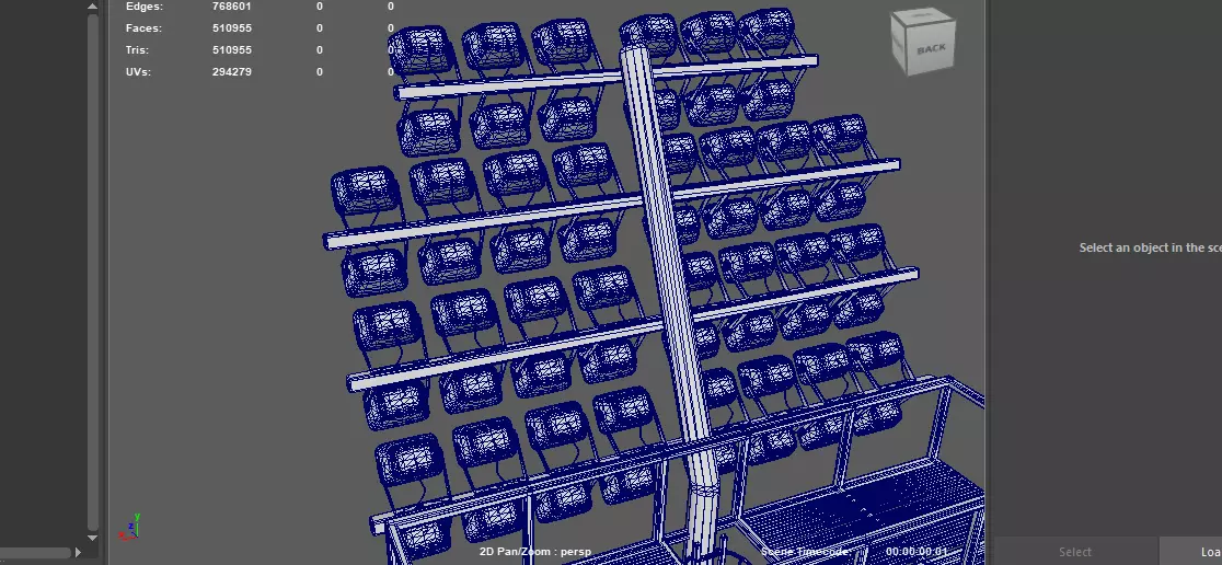 Stadium Light Tower 05 3D model_19