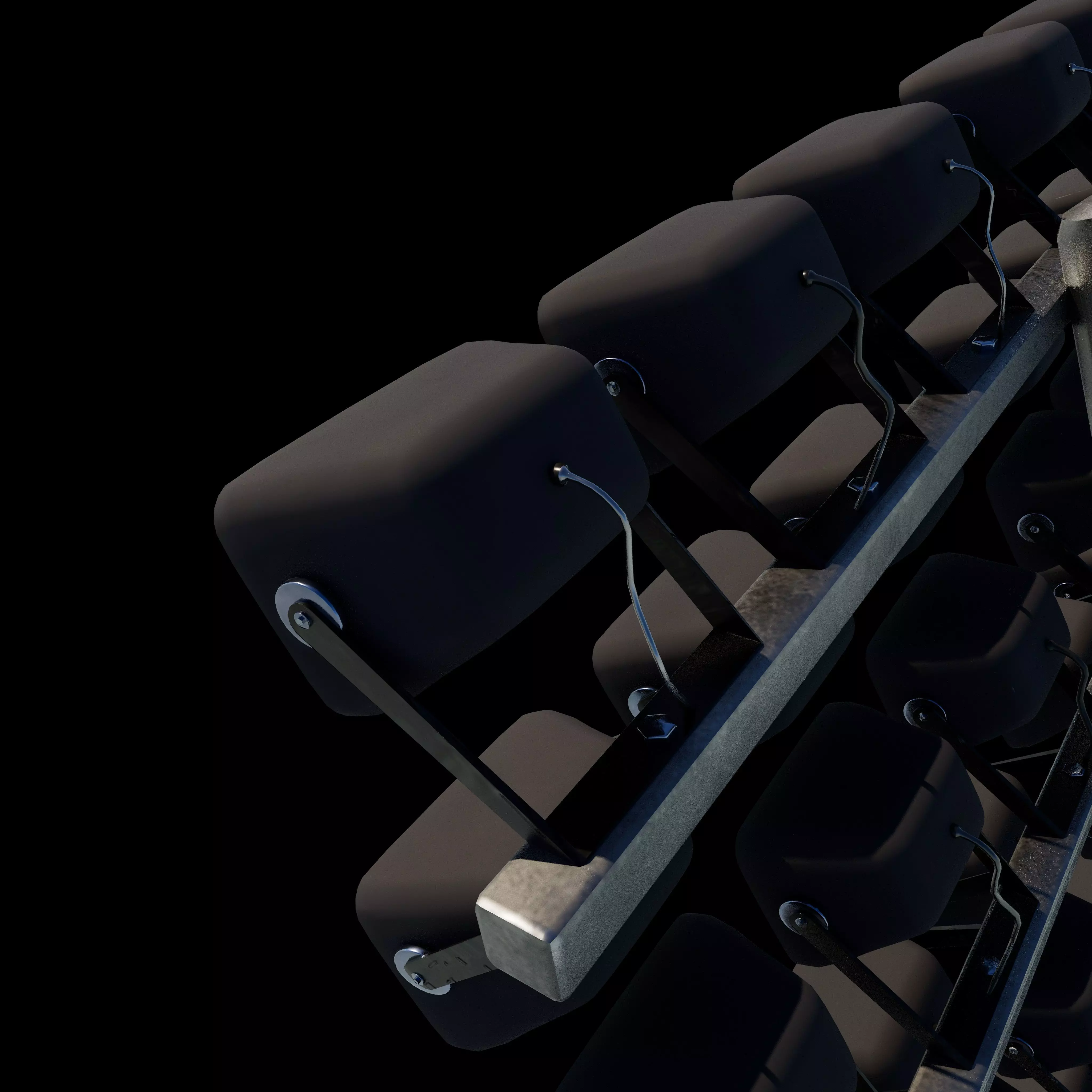 Stadium Light Tower 05 3D model_16