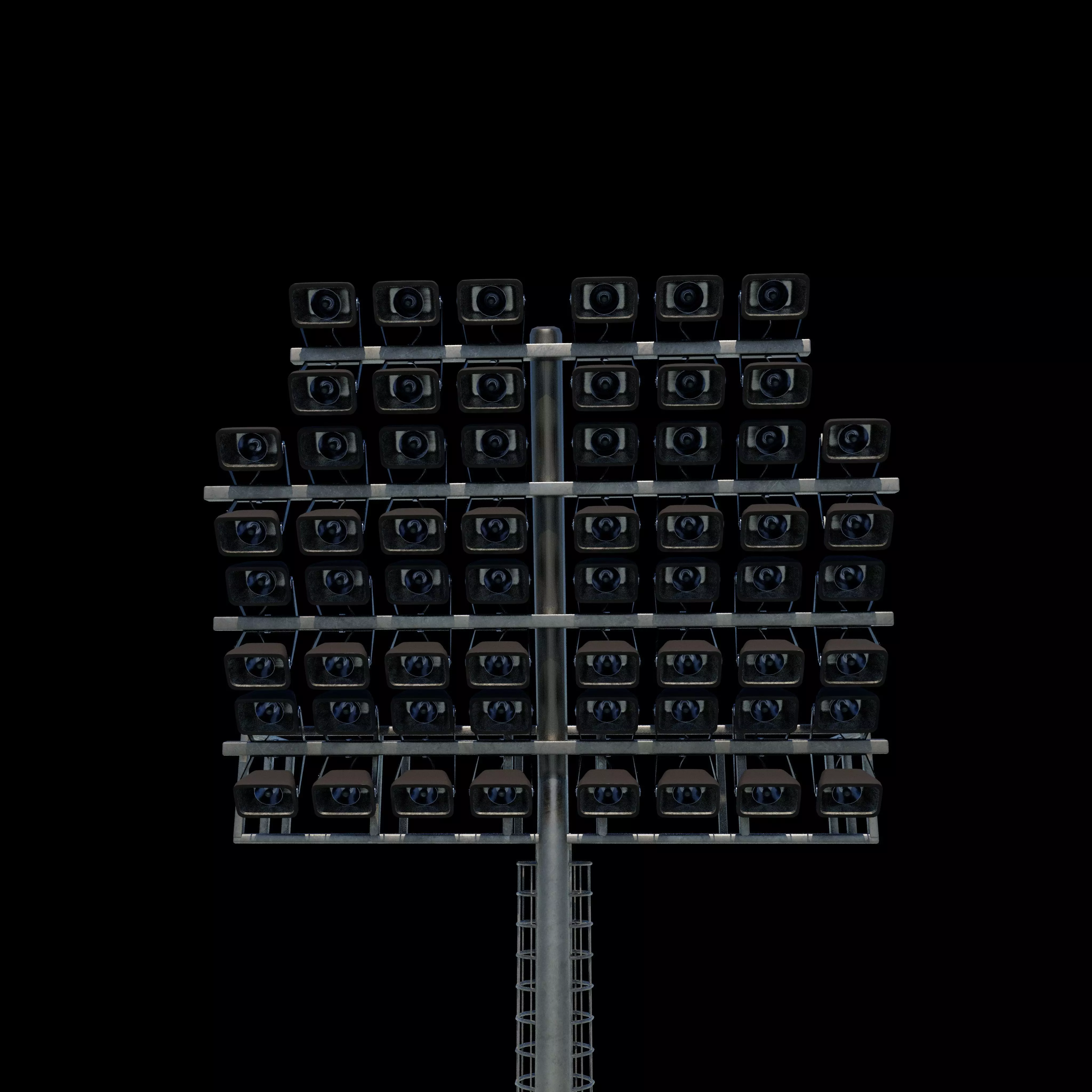 Stadium Light Tower 05 3D model_14
