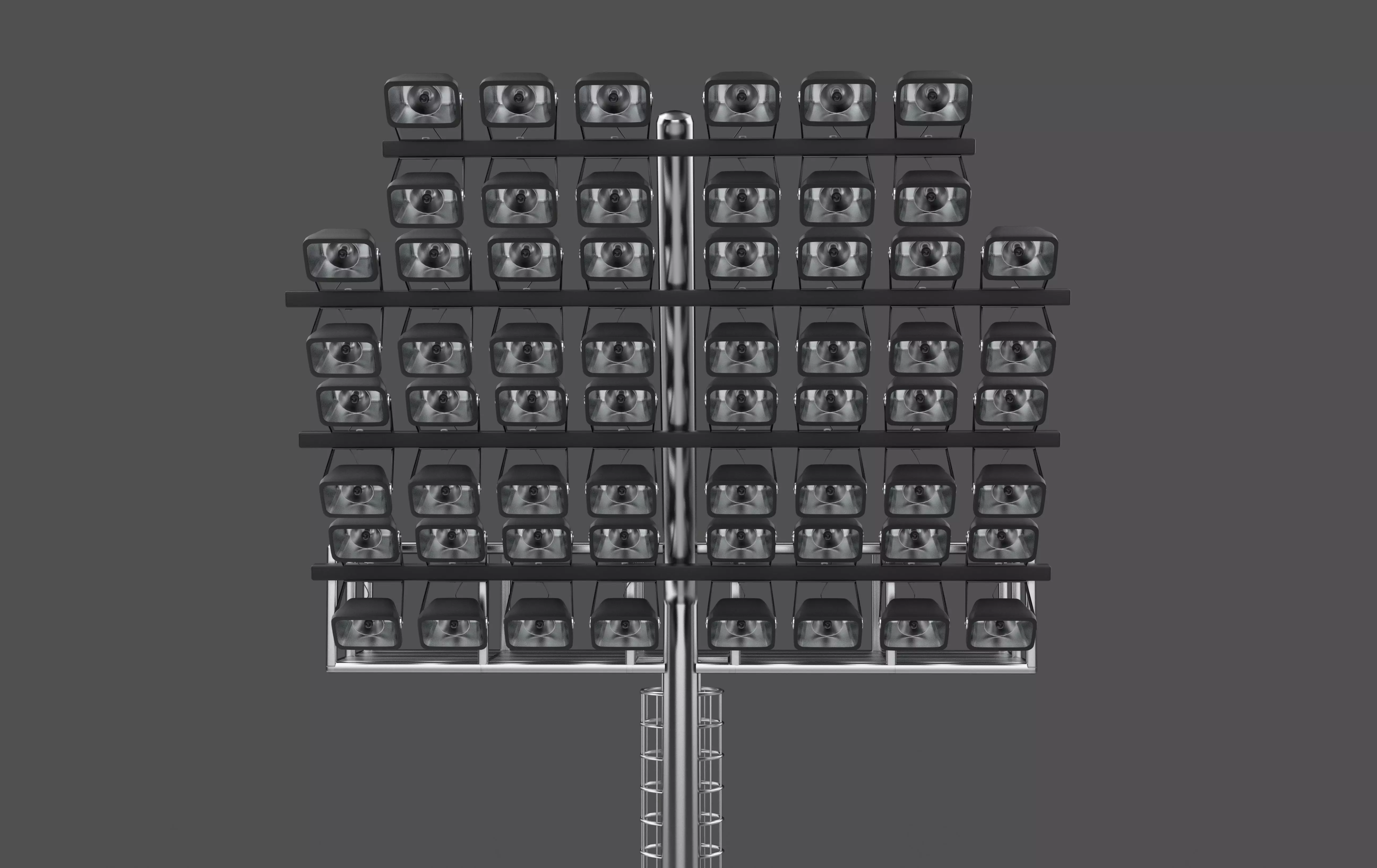 Stadium Light Tower 05 3D model_7