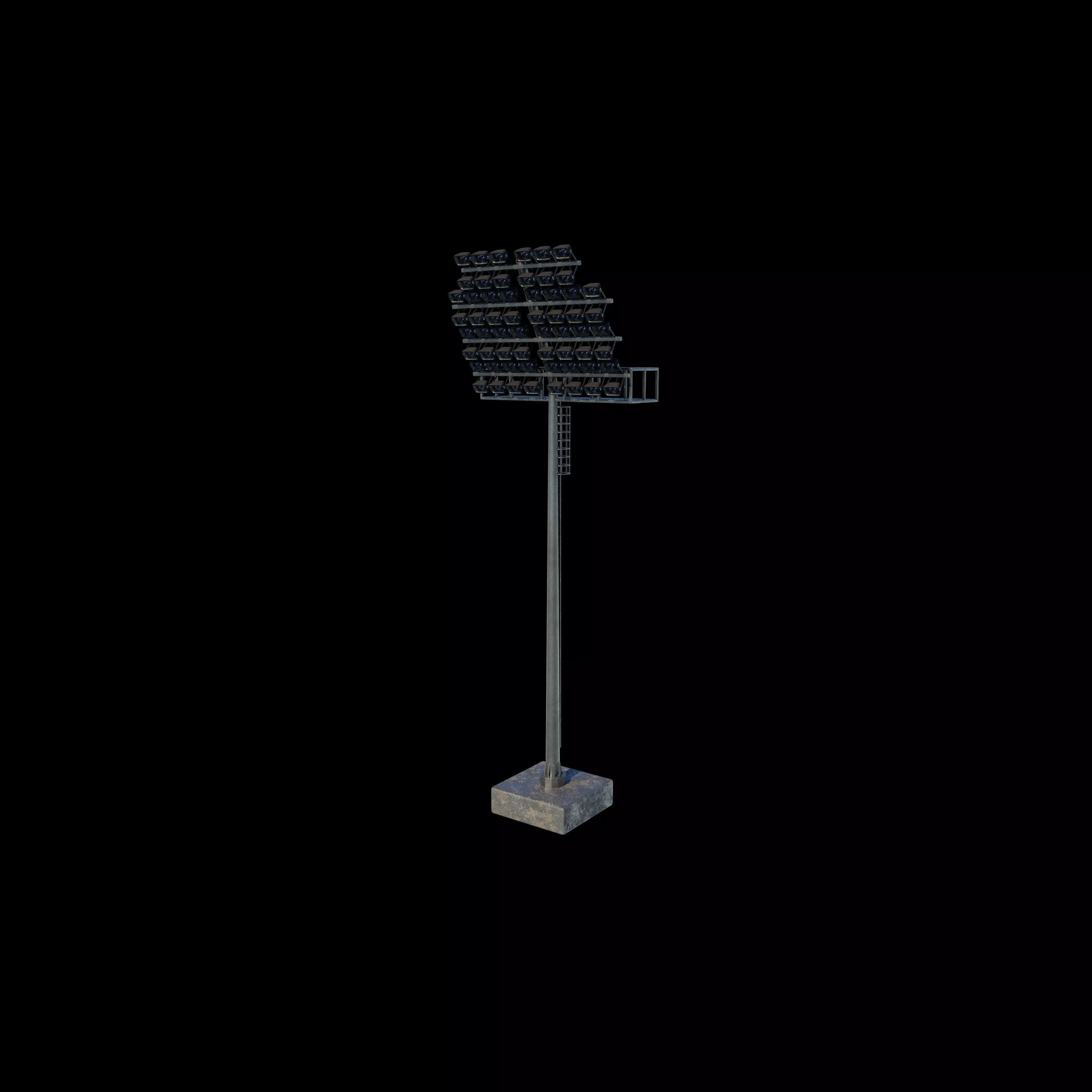 Stadium Light Tower 05 3D model_5
