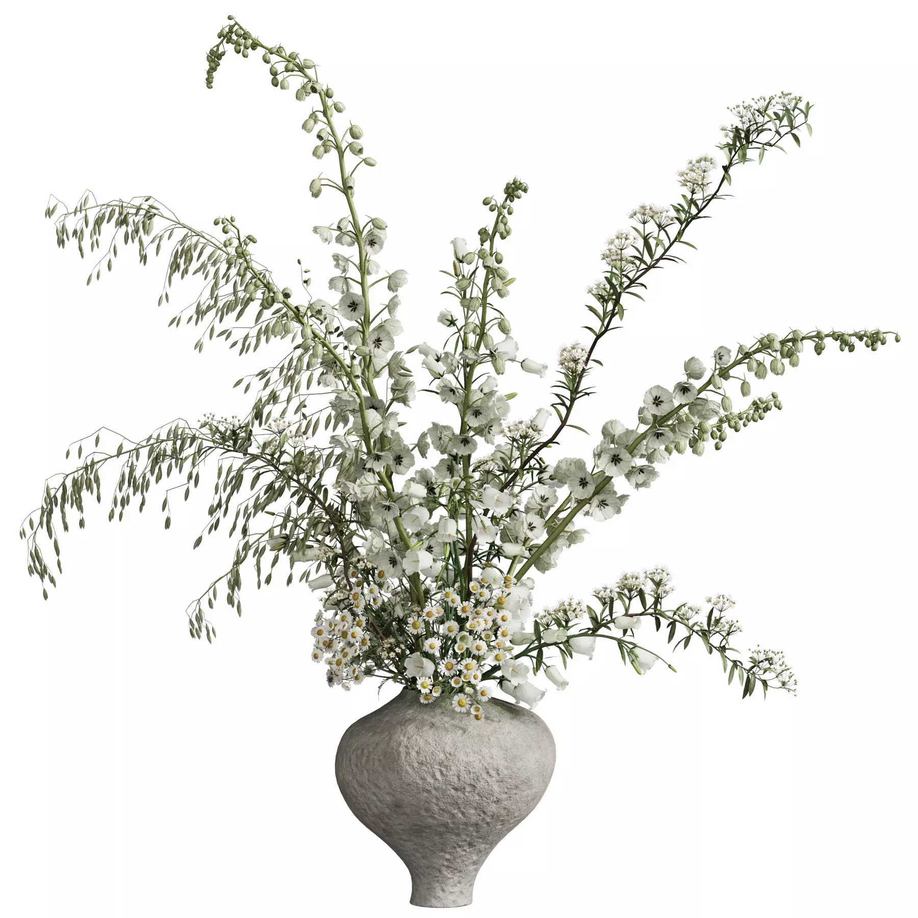 Flower In Vase 99 3D model_1