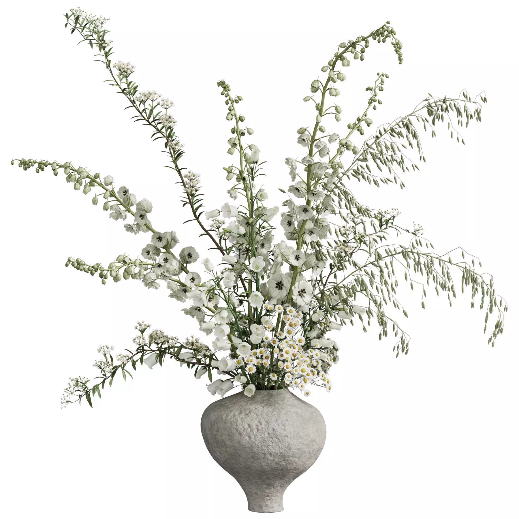 Flower In Vase 99 3D model_0