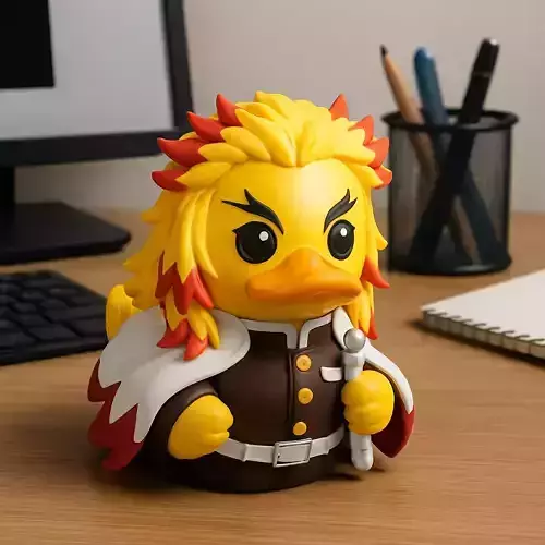 Rubber Duck - Rengoku Kyoujurou Demon slayer sword - 3D print