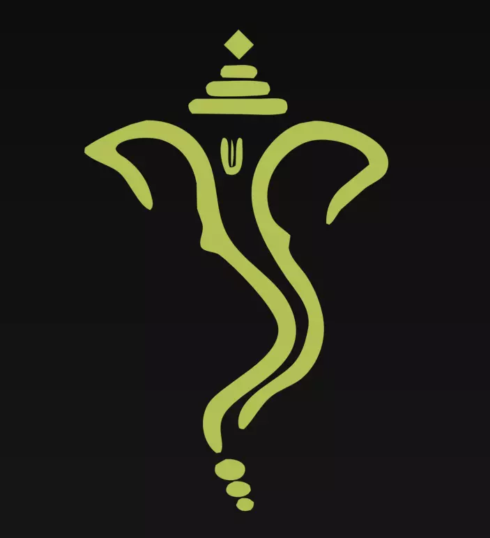 Ganesh Ganpati Design Low-poly 3D model_0