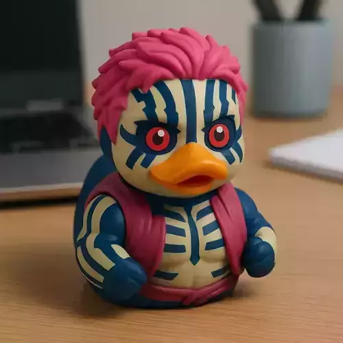 Rubber Duck - Akaza - Demon slayer sword - 3D print 3D print model