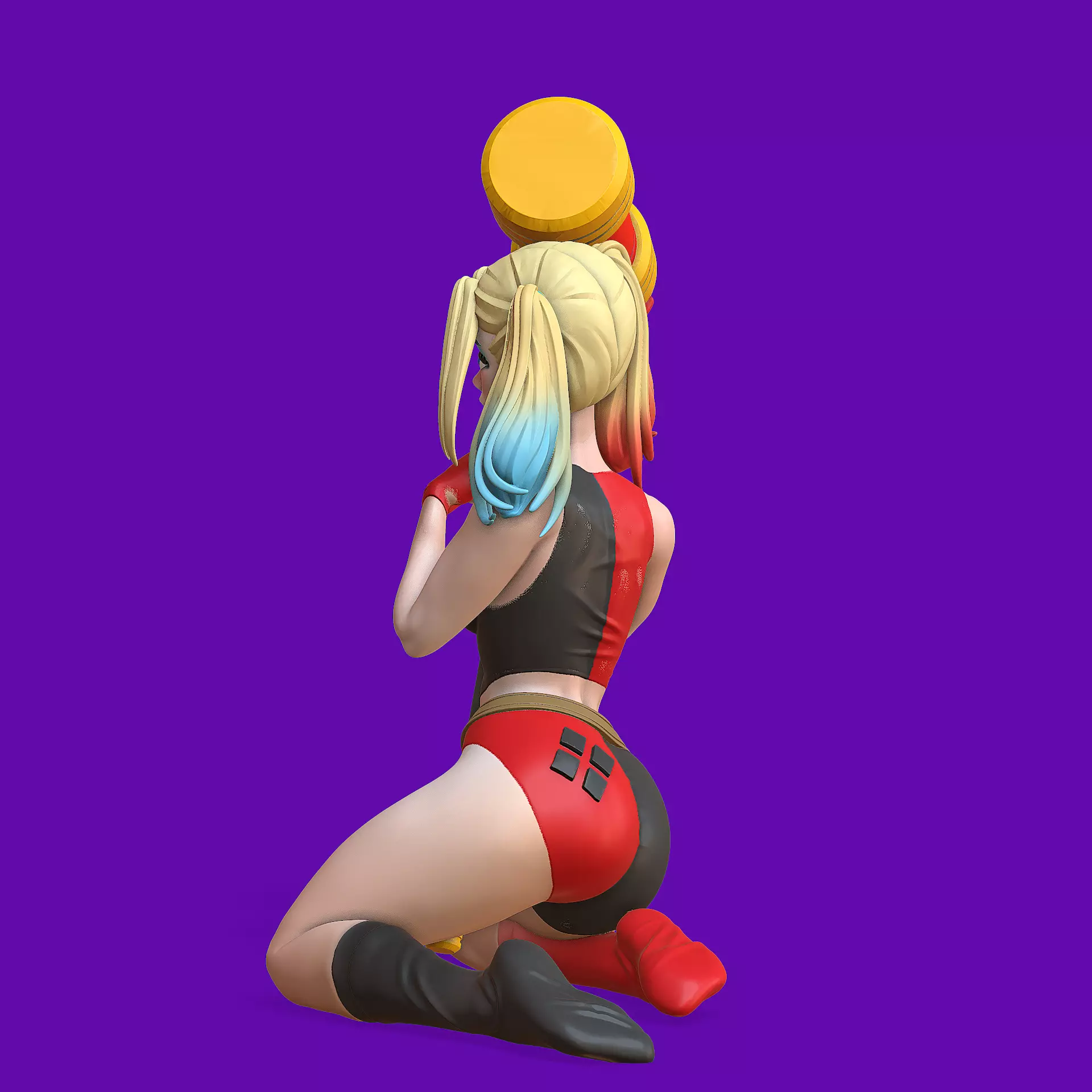 Harley Quinn 003 - SFW 3D print model_3