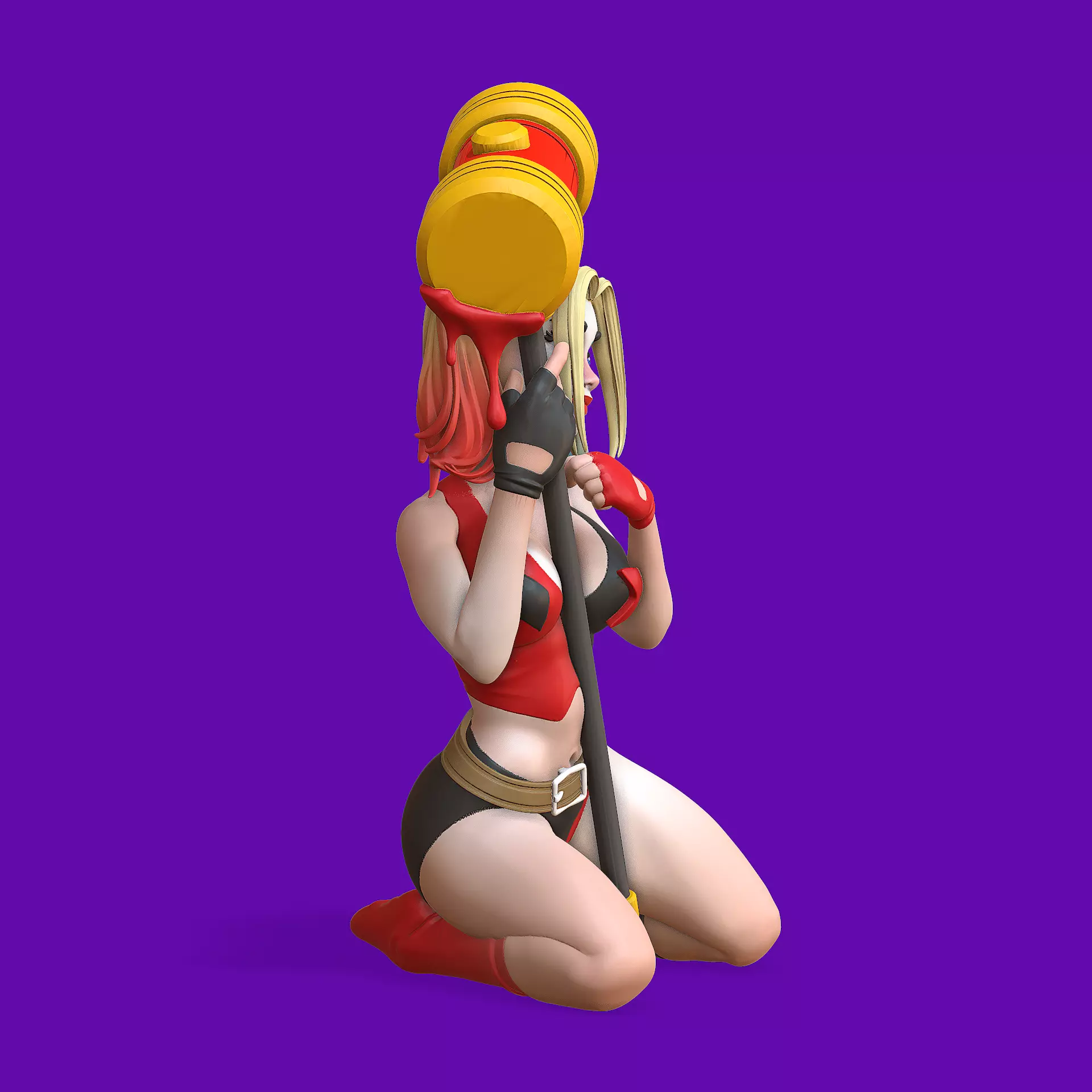 Harley Quinn 003 - SFW 3D print model_2