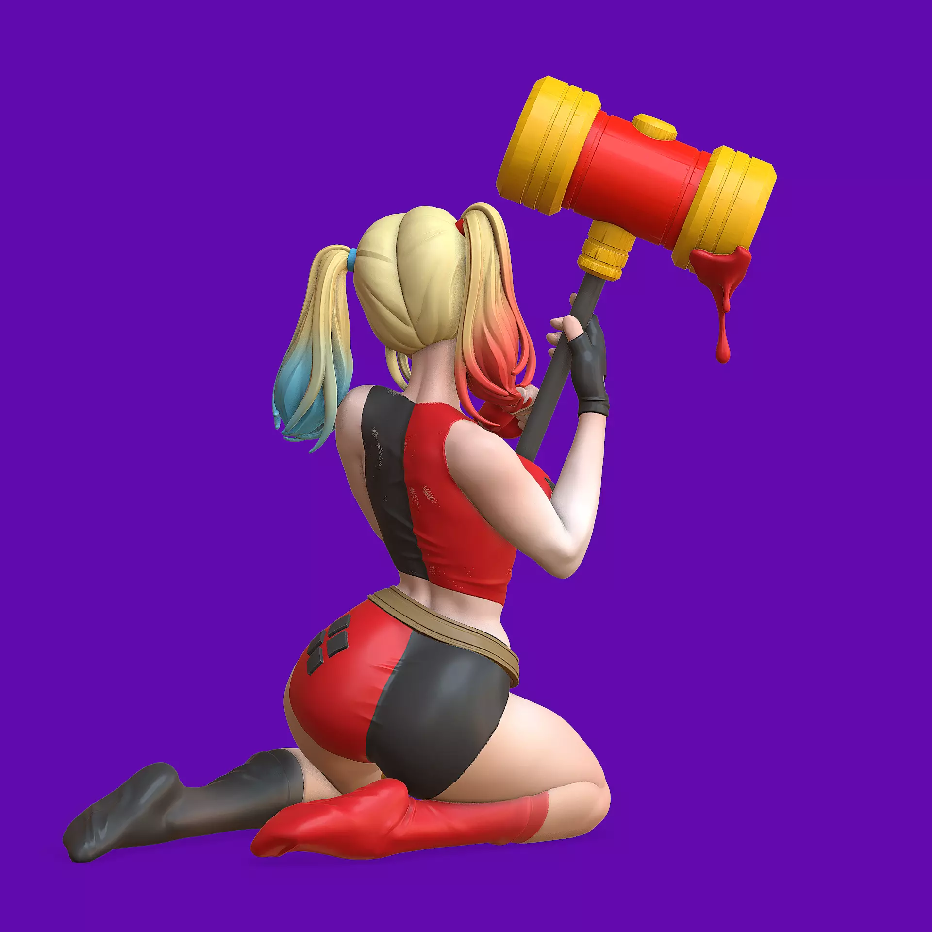 Harley Quinn 003 - SFW 3D print model_1