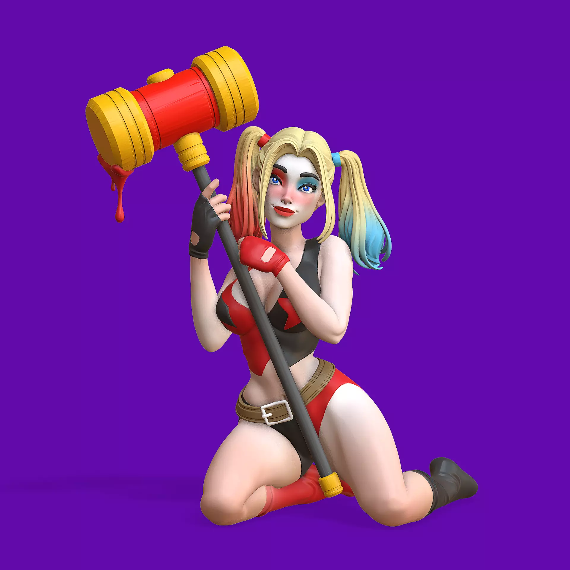 Harley Quinn 003 - SFW 3D print model_0