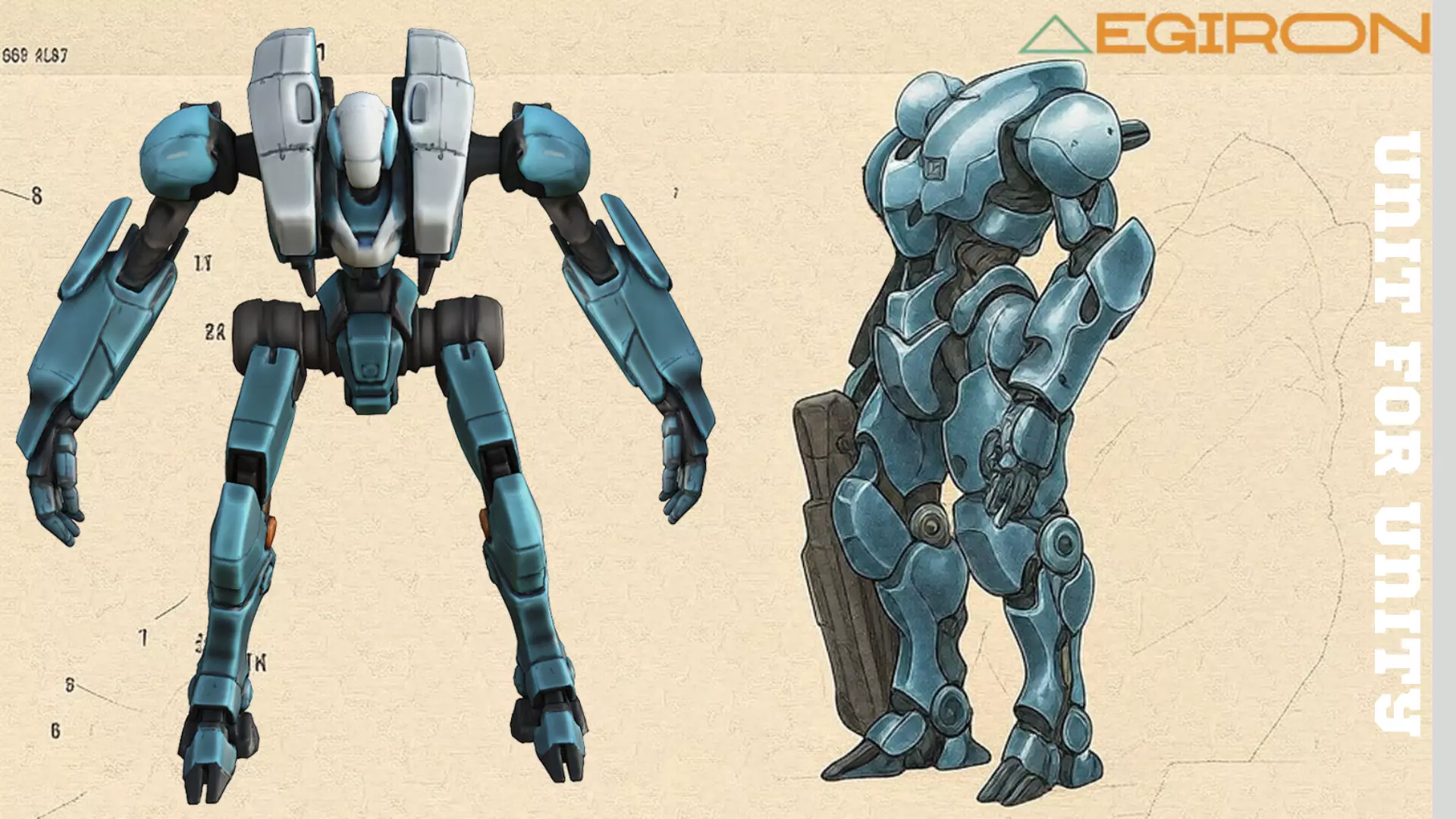 Aegiron Low-poly 3D model_0