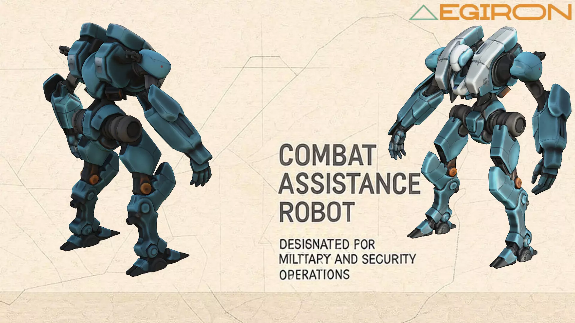 Aegiron Low-poly 3D model_7