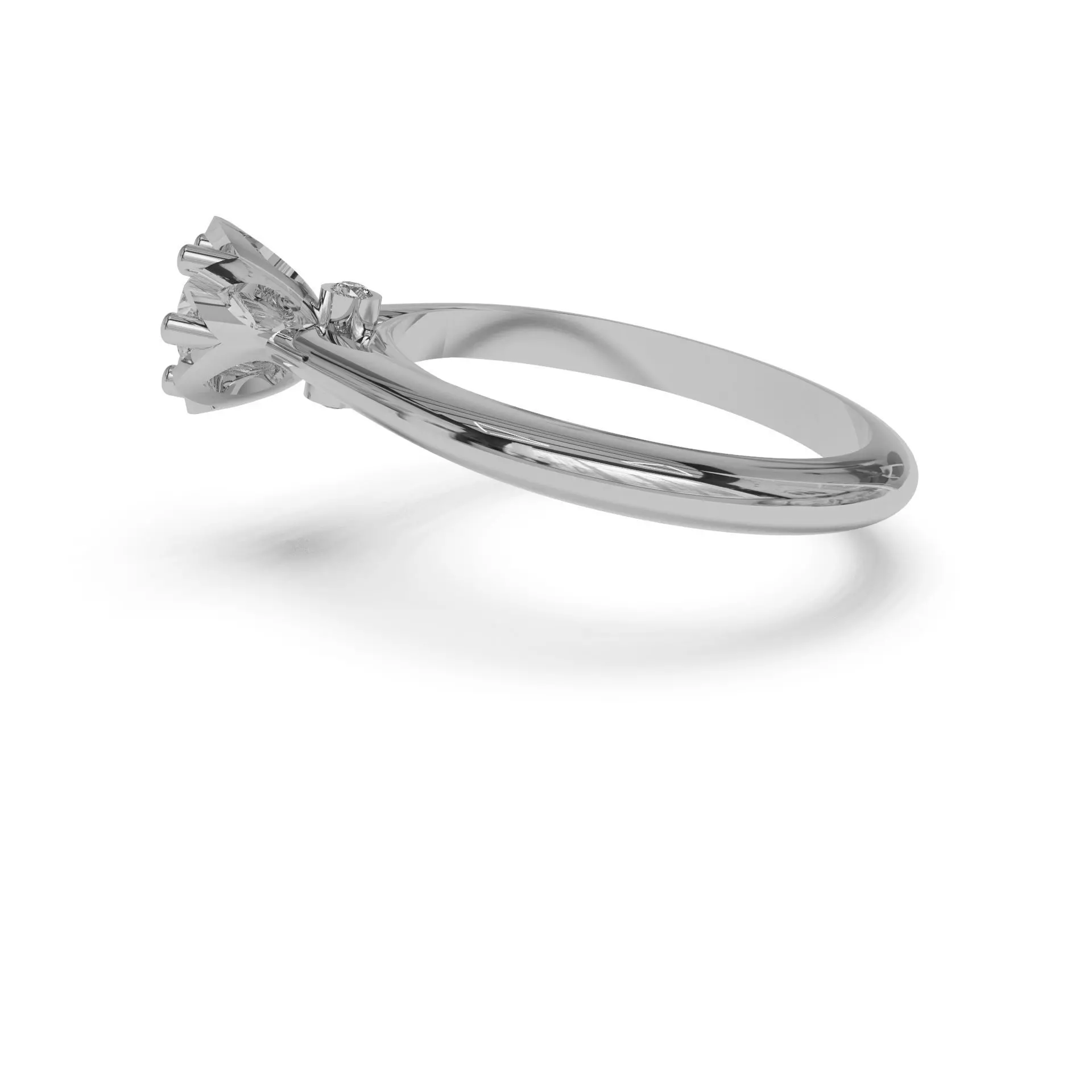 Engagement rings 3D print model_8