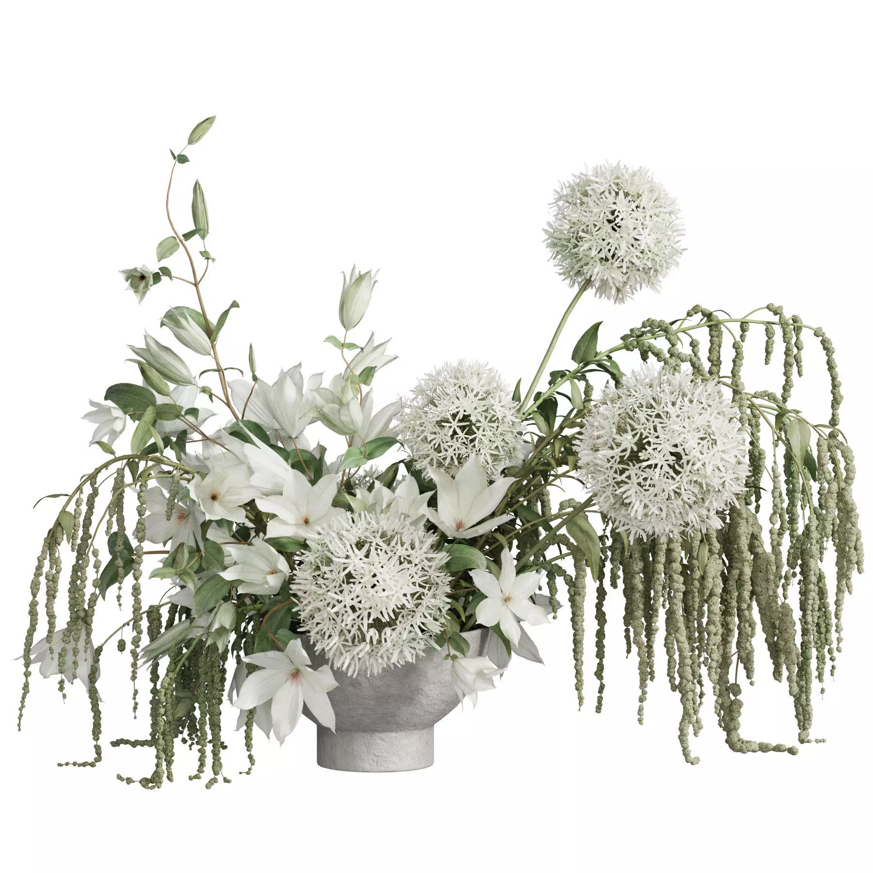 Flower In Vase 101 3D model_0