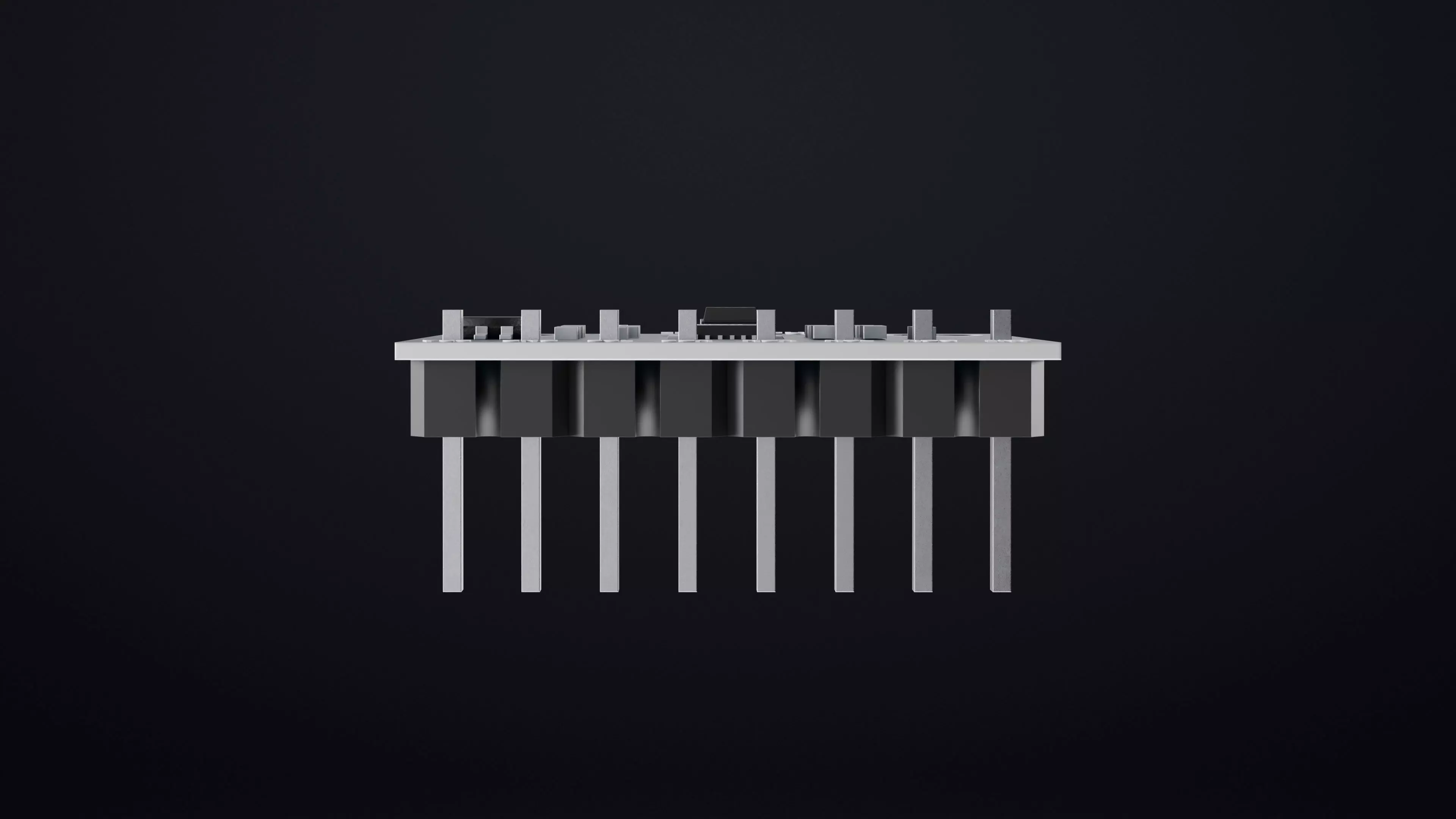 Gyroscope Sensor 3D Model for Arduino Robotics 3D model_4