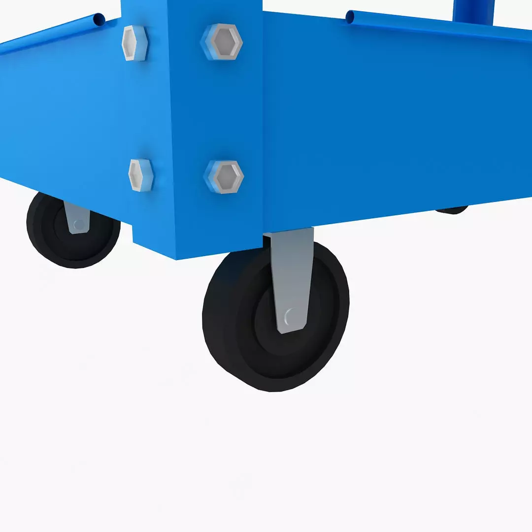 Tool Trolley Low-poly 3D model_6