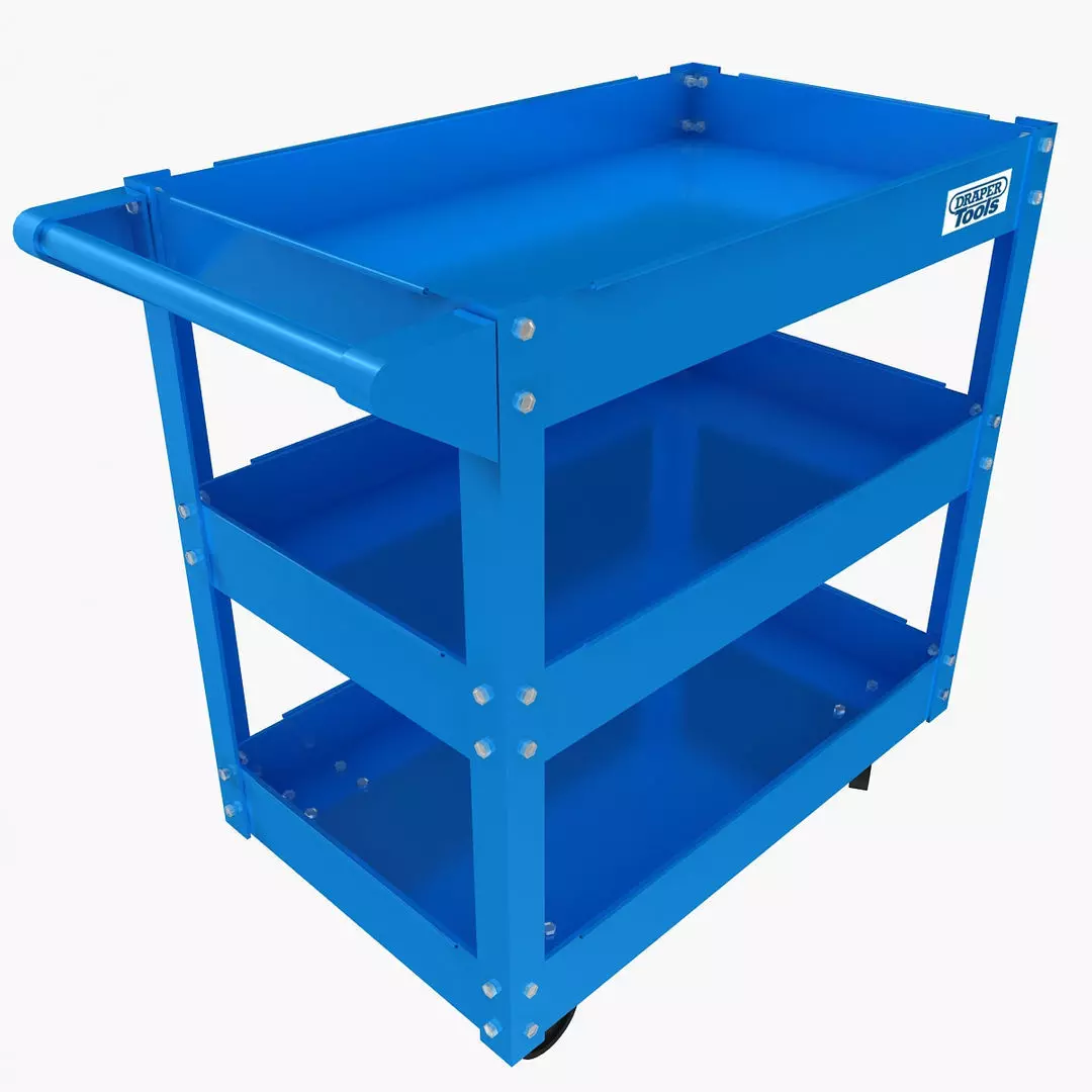 Tool Trolley Low-poly 3D model_3