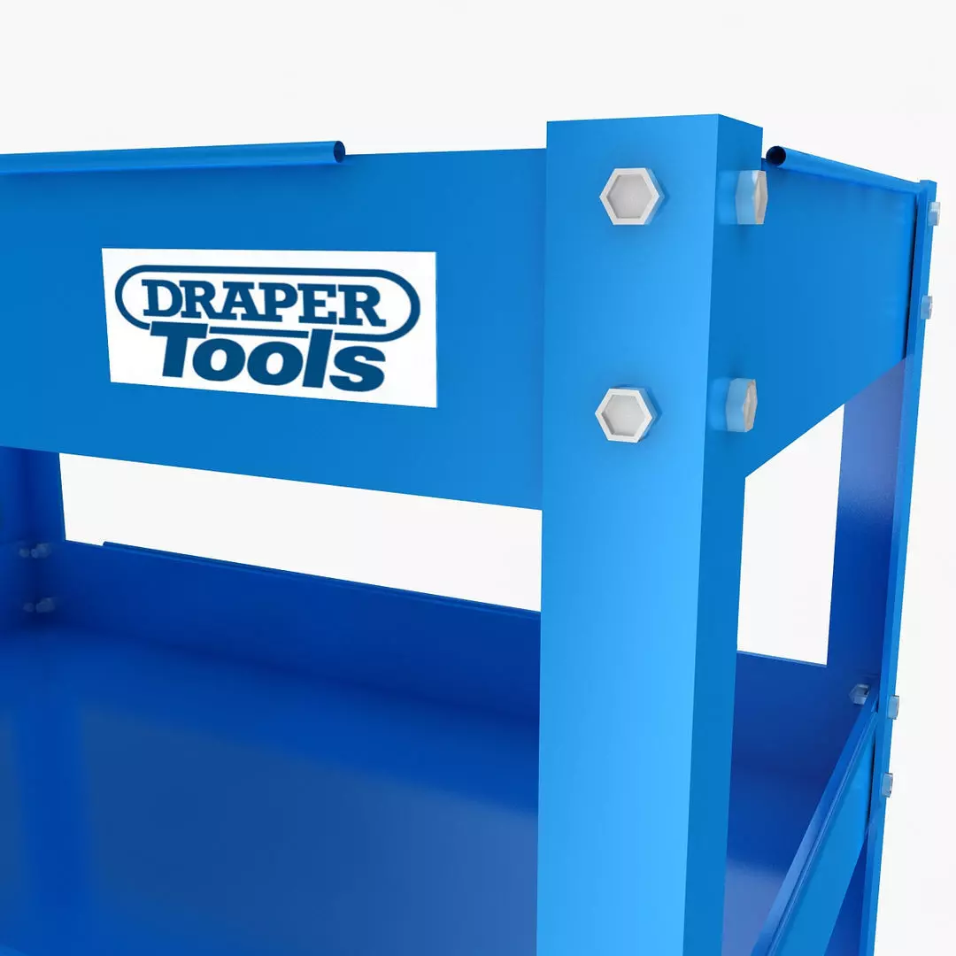 Tool Trolley Low-poly 3D model_5