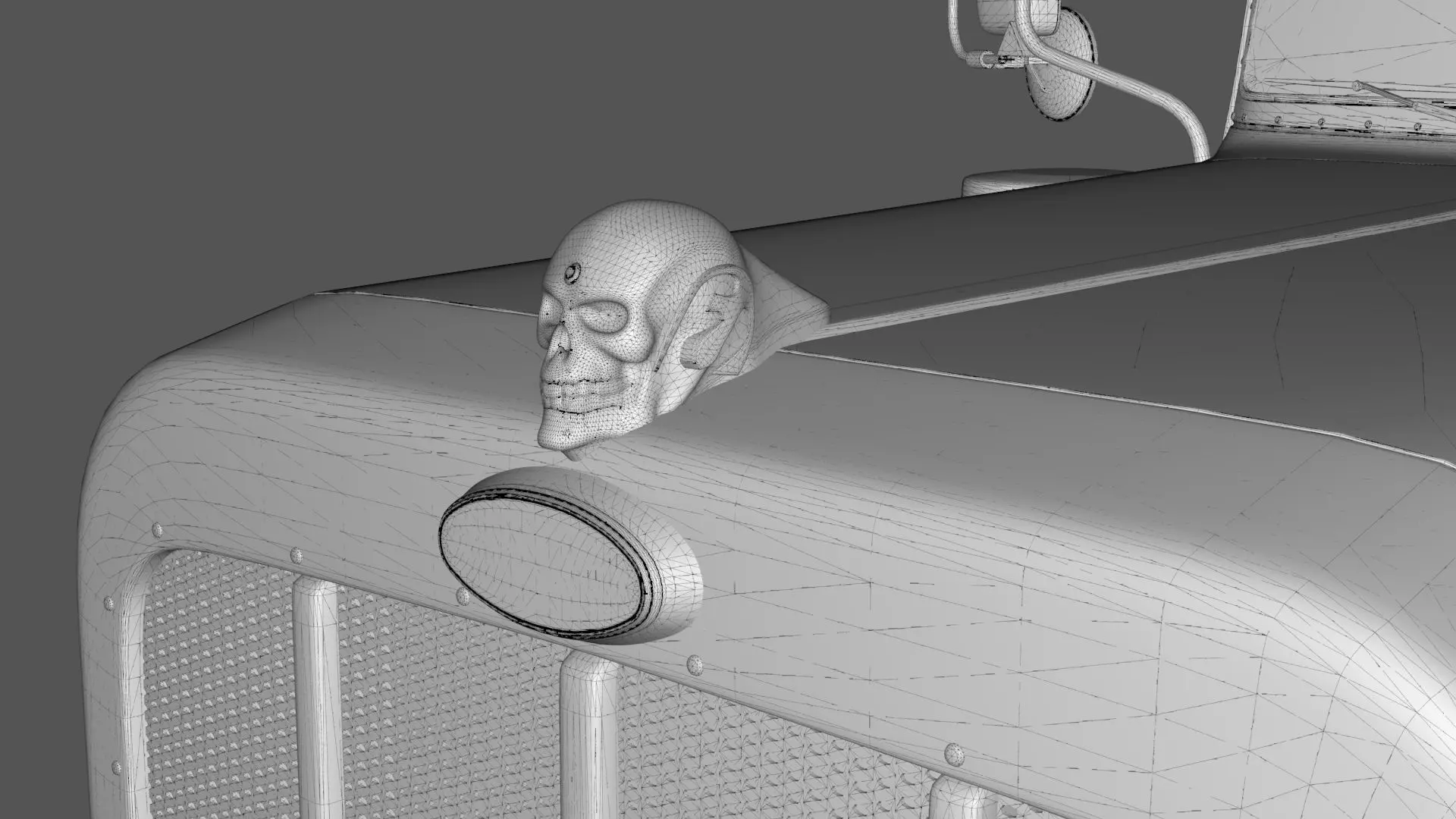 Bad Bunny s Peterbilt 389 Truck and Trailer Midpoly 3D model_30