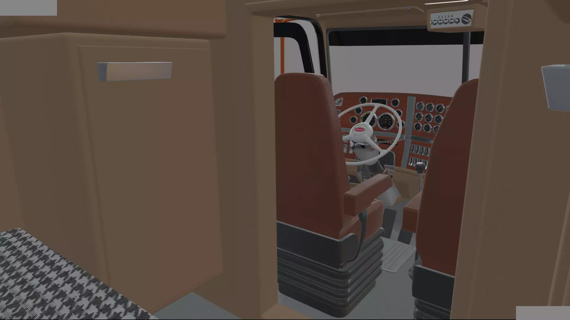 Bad Bunny s Peterbilt 389 Truck and Trailer Midpoly 3D model_56