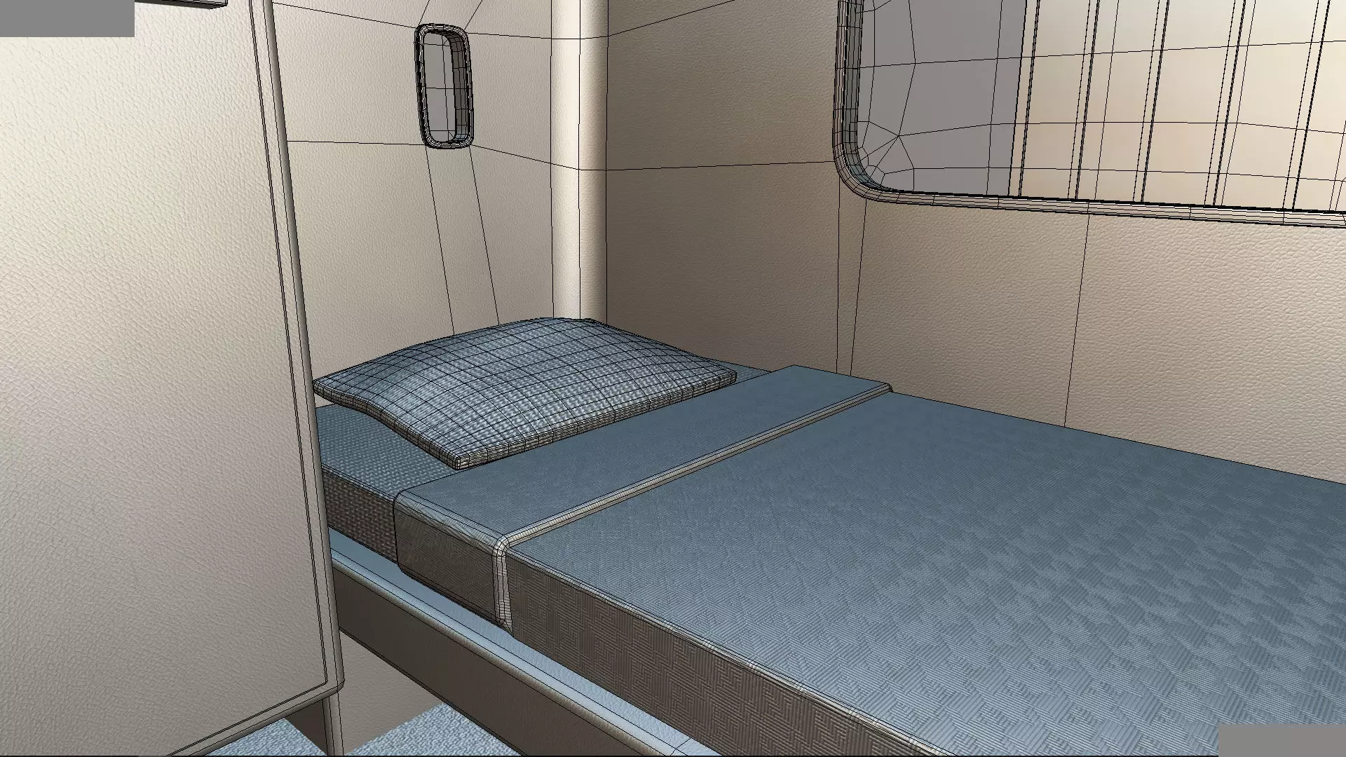 Bad Bunny s Peterbilt 389 Truck and Trailer Midpoly 3D model_82