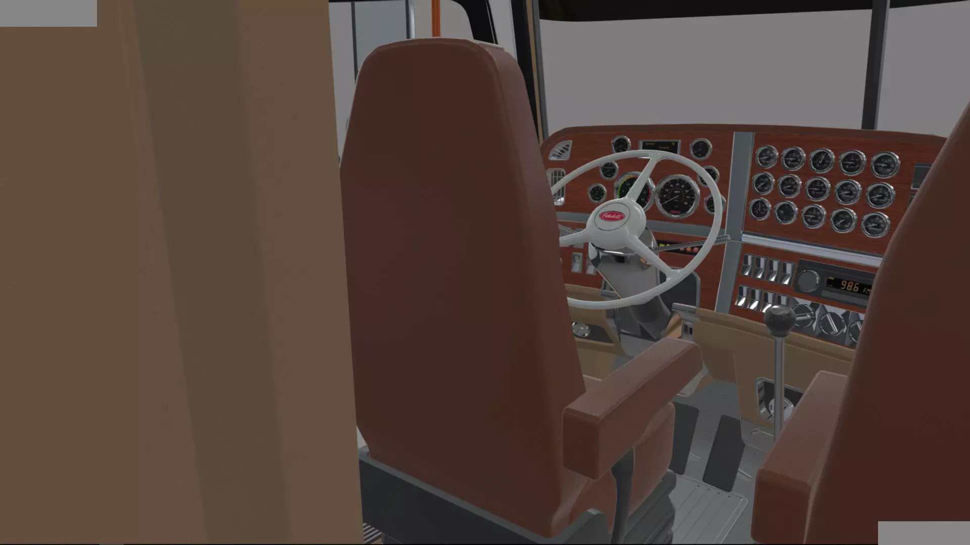 Bad Bunny s Peterbilt 389 Truck and Trailer Midpoly 3D model_55