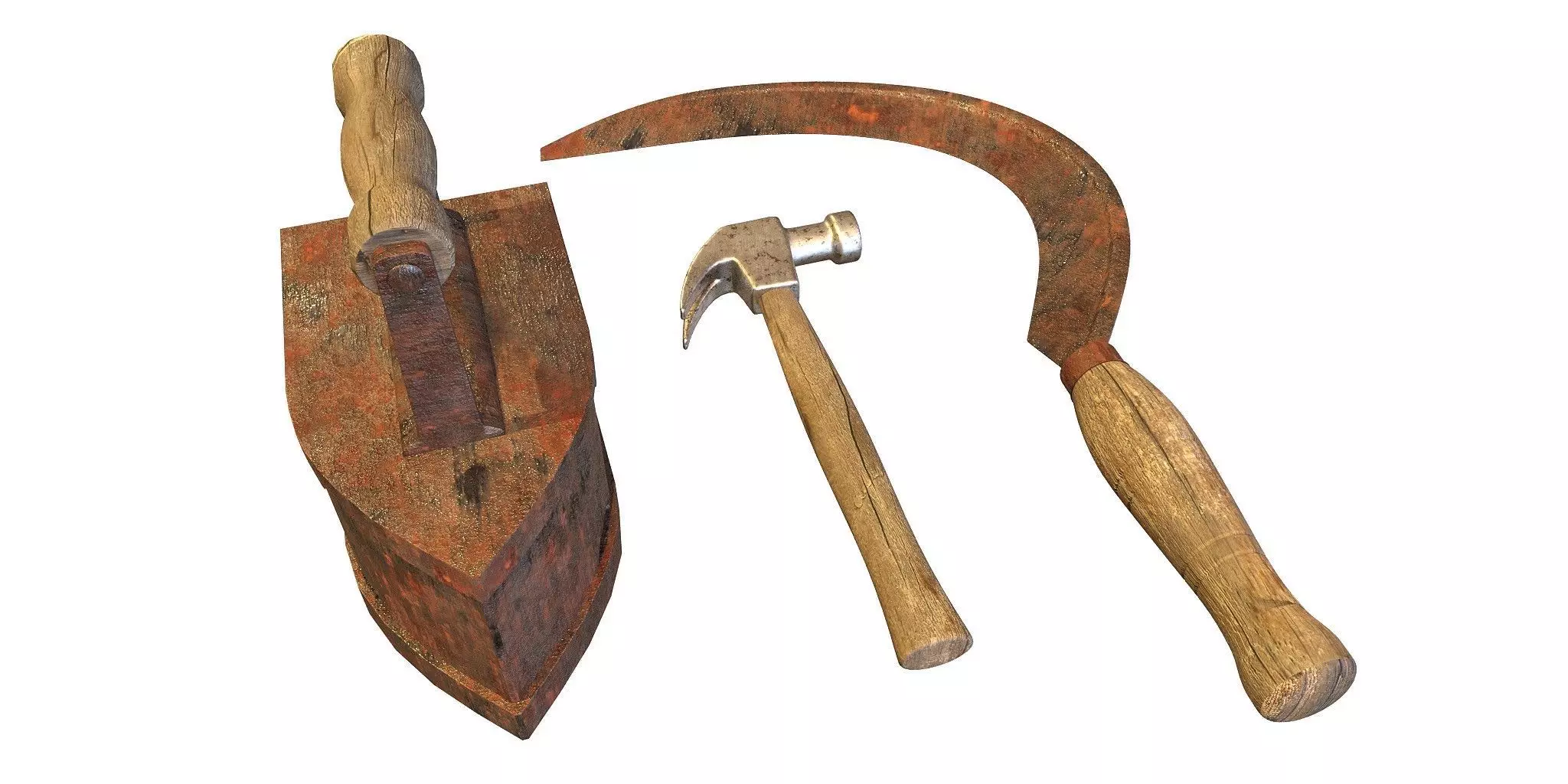 Old Tools 3D model_0