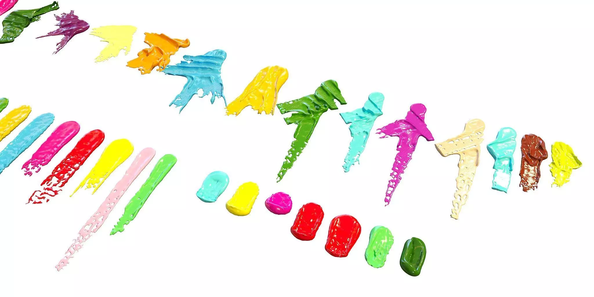 Paint Smears 3D model