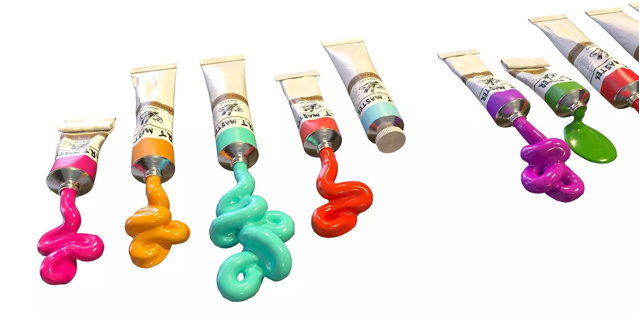 Paint Oil 3D model_1