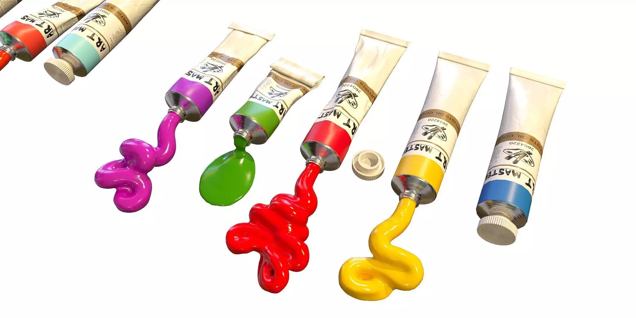 Paint Oil 3D model_0