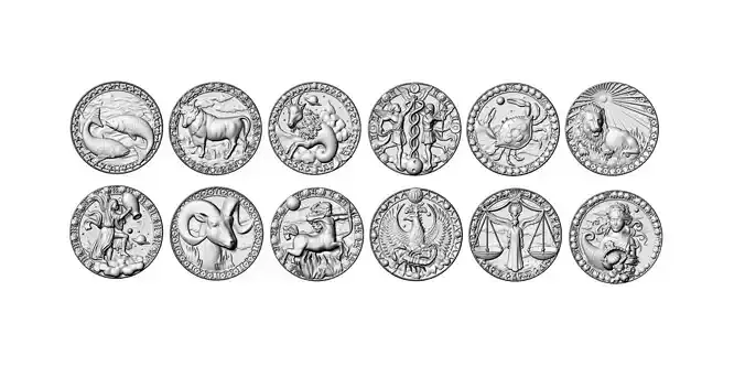 All Zodiac Sign Bas Relief Design