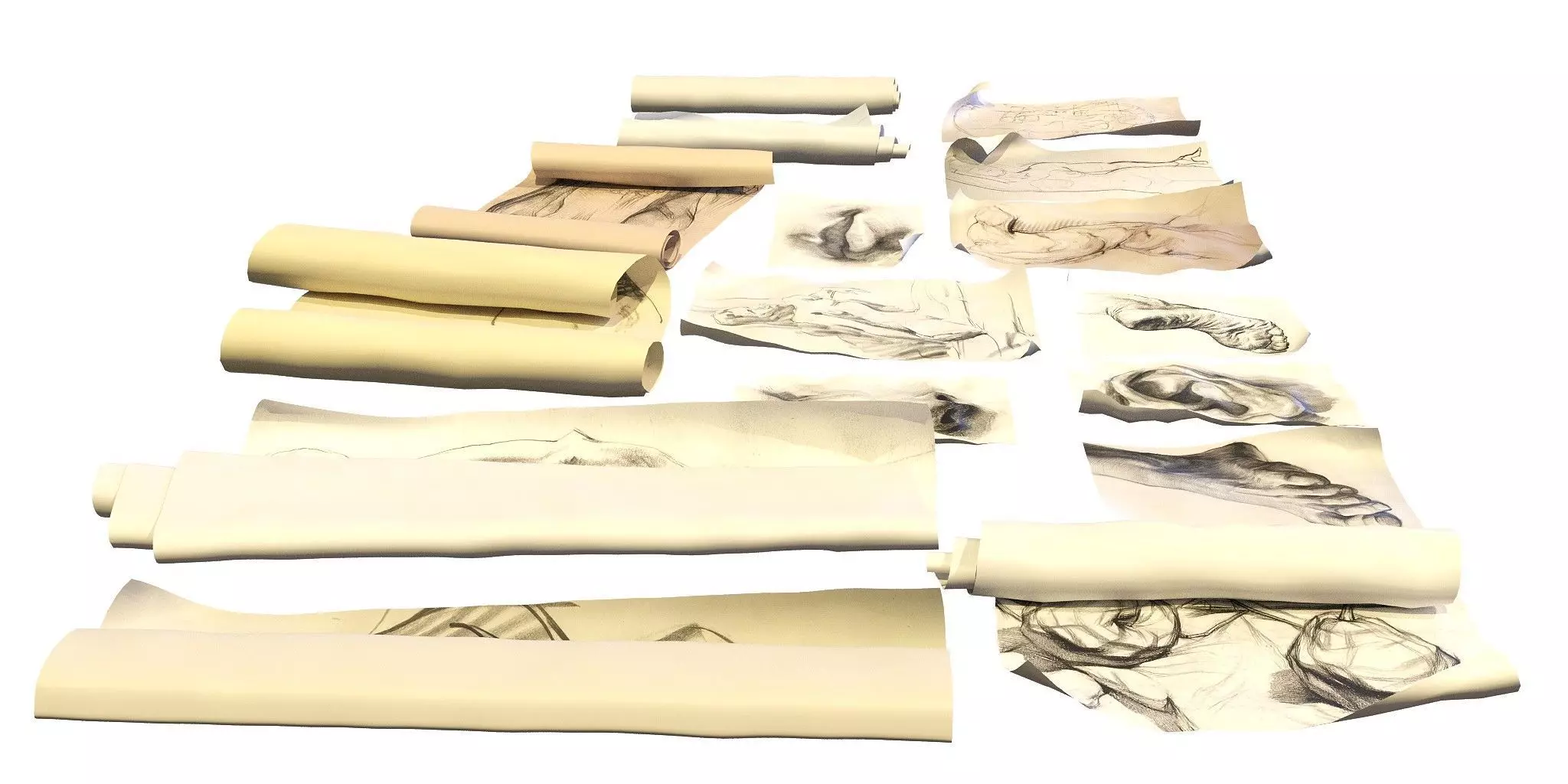 Sketches 3D model