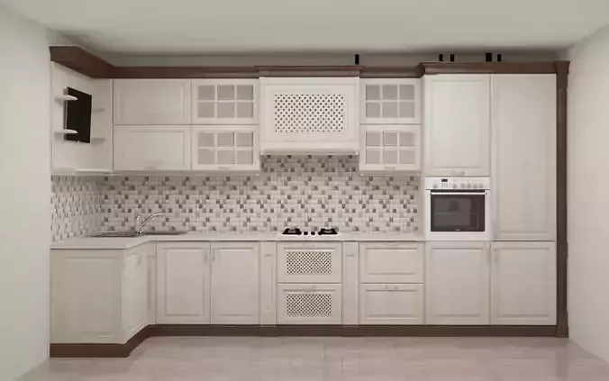 Contemporary Kitchen 3D model