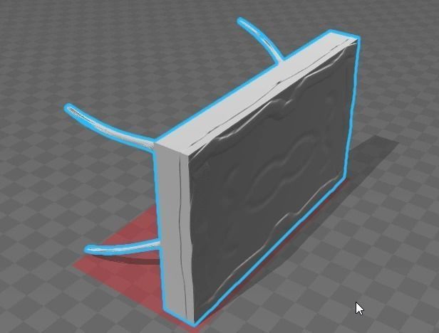 table television Free 3D print model