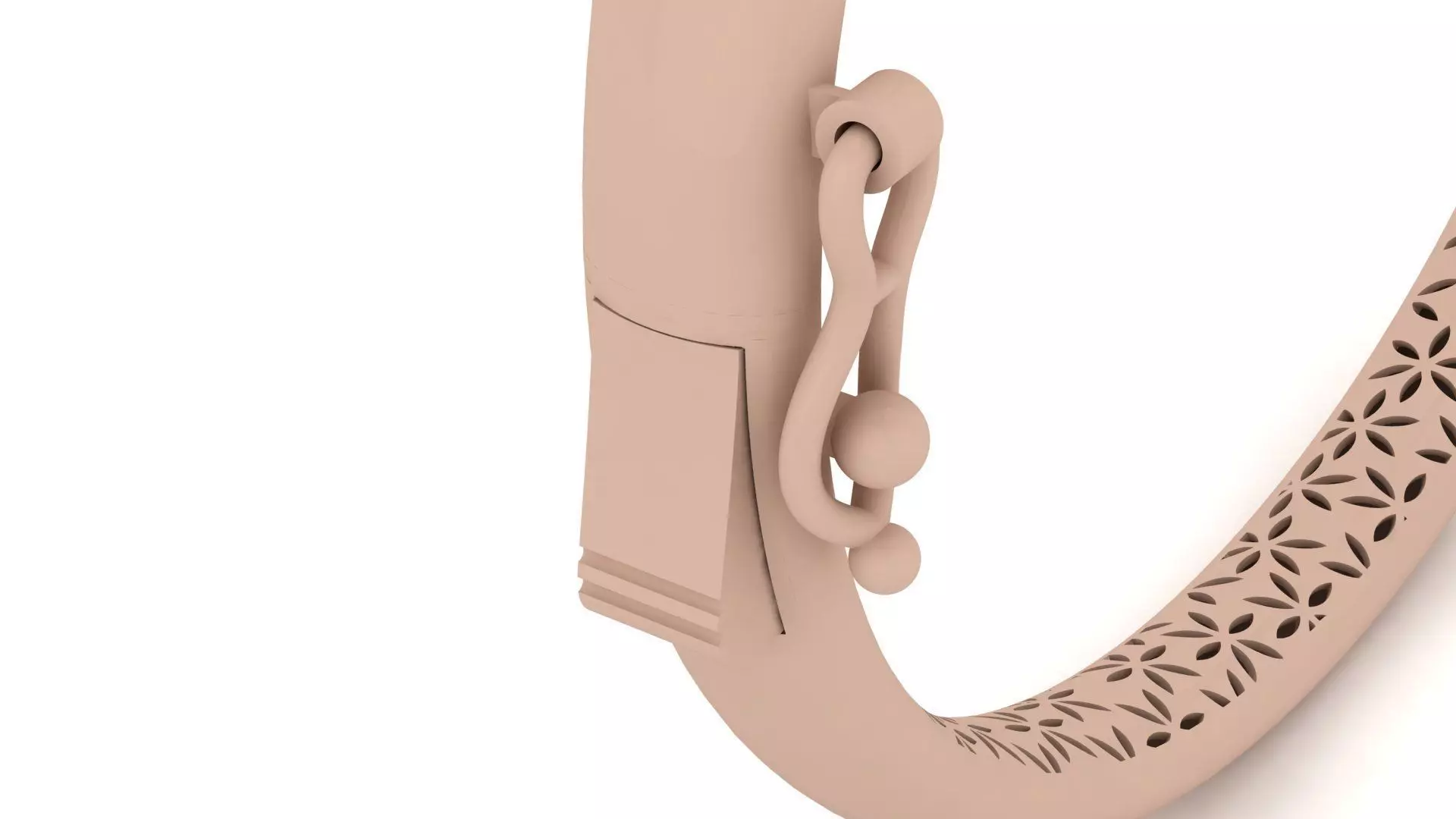 Luxury Emerald Bracelet 0053  3D print model_6